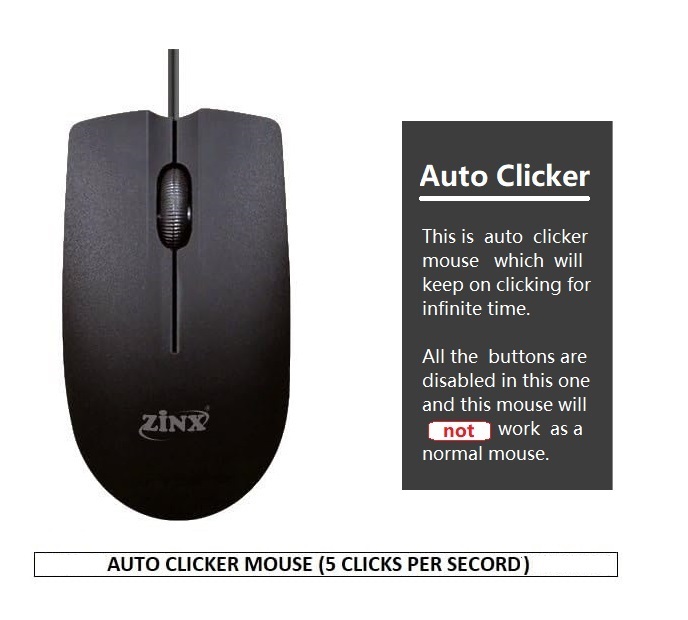 High Precision Auto Clicker Mouse